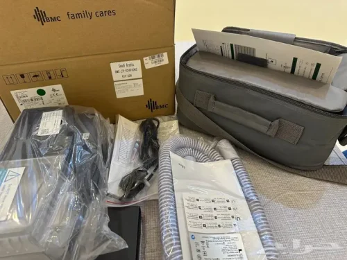 جهاز CPAP لمشاكل التنفس بالنوم وانقطاع النفس من شركة BMC G3 photo review